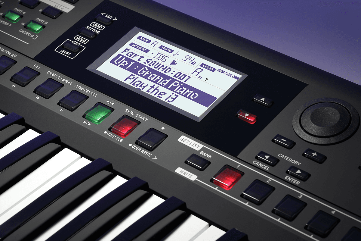 CLAVIER ARRANGEUR 61 NOTES NOIR NON AMPLIFIE KORG I3-MB