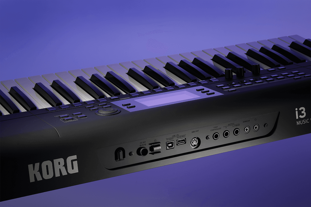 CLAVIER ARRANGEUR 61 NOTES NOIR NON AMPLIFIE KORG I3-MB