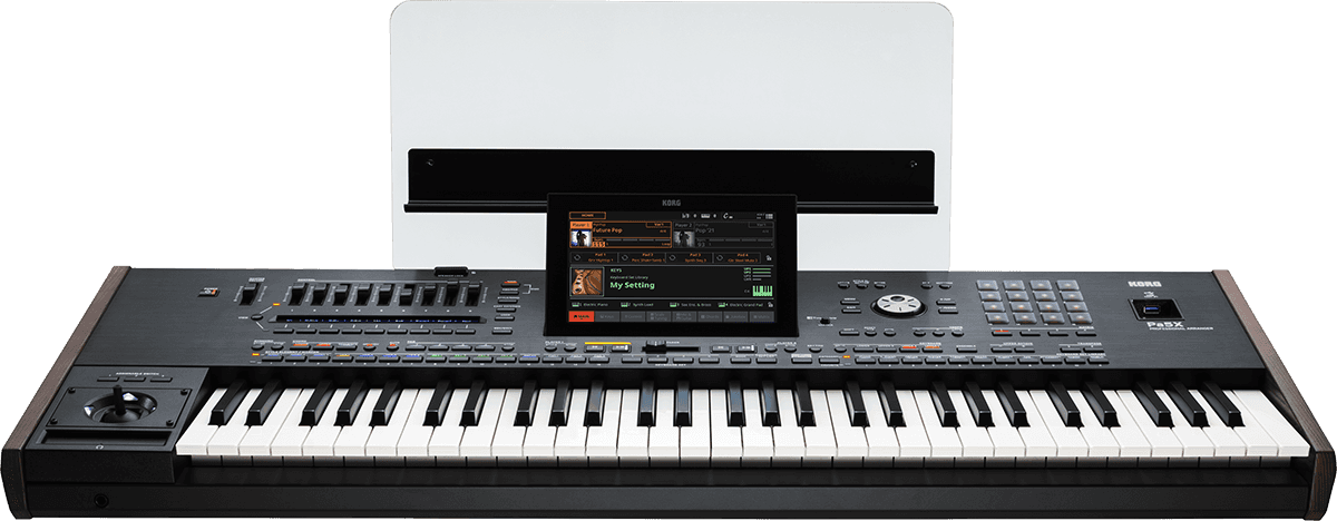 CLAVIER ARRANGEUR 61 notes semi lesté, MP3, harmoniseur KORG PA5X-61
