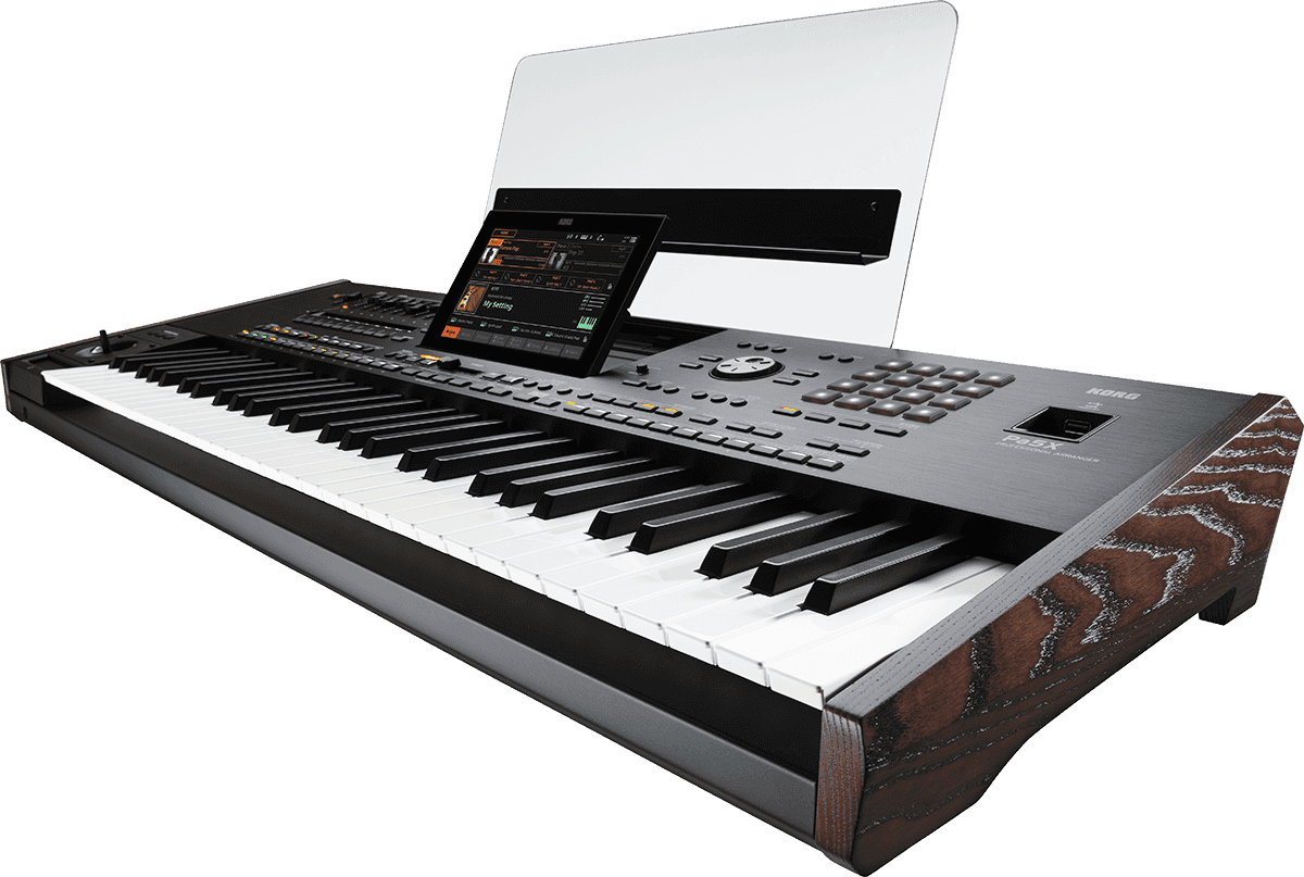 CLAVIER ARRANGEUR 61 notes semi lesté, MP3, harmoniseur KORG PA5X-61