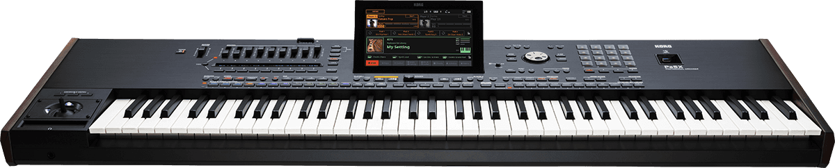 CLAVIER ARRANGEUR 76 notes semi lesté, MP3, harmoniseur KORG PA5X-76
