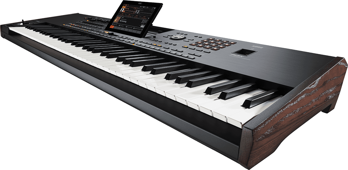 CLAVIER ARRANGEUR 76 notes semi lesté, MP3, harmoniseur KORG PA5X-76