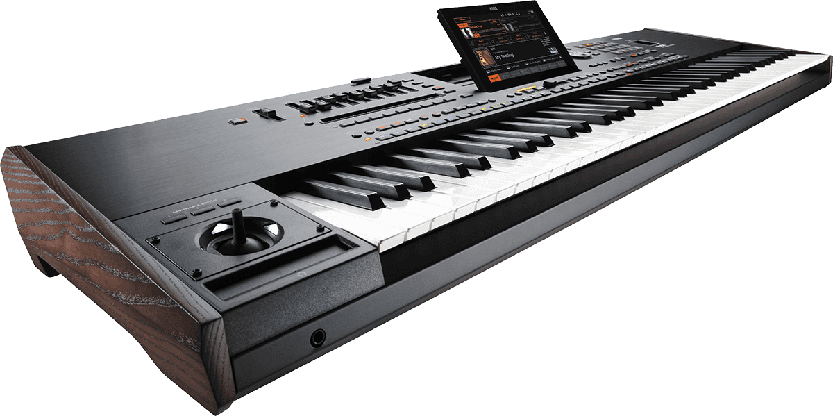 CLAVIER ARRANGEUR 76 notes semi lesté, MP3, harmoniseur KORG PA5X-76