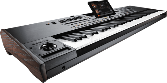 CLAVIER ARRANGEUR 76 notes semi lesté, MP3, harmoniseur KORG PA5X-76