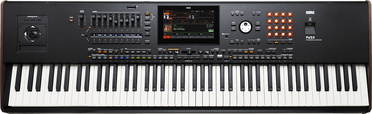 CLAVIER ARRANGEUR 88 notes toucher lourd, MP3, harmoniseur KORG PA5X-88