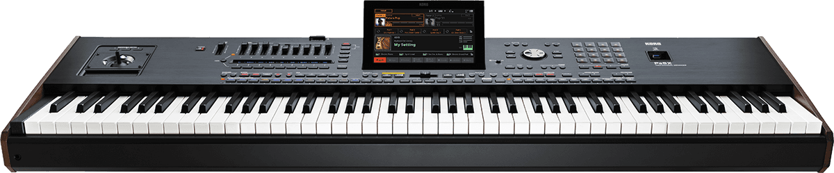 CLAVIER ARRANGEUR 88 notes toucher lourd, MP3, harmoniseur KORG PA5X-88