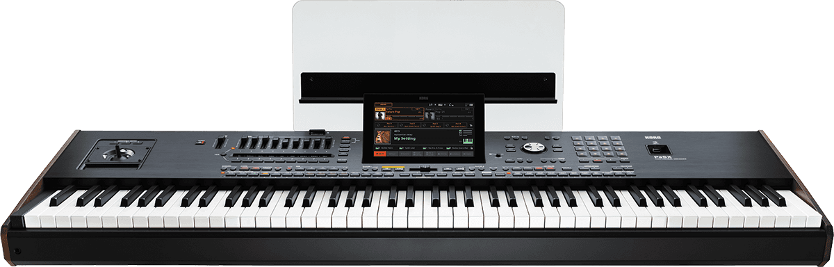 CLAVIER ARRANGEUR 88 notes toucher lourd, MP3, harmoniseur KORG PA5X-88