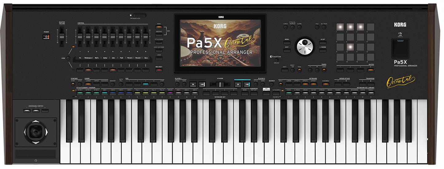 CLAVIER ARRANGEUR 61 notes ORIENTAL KORG PA5XOR61