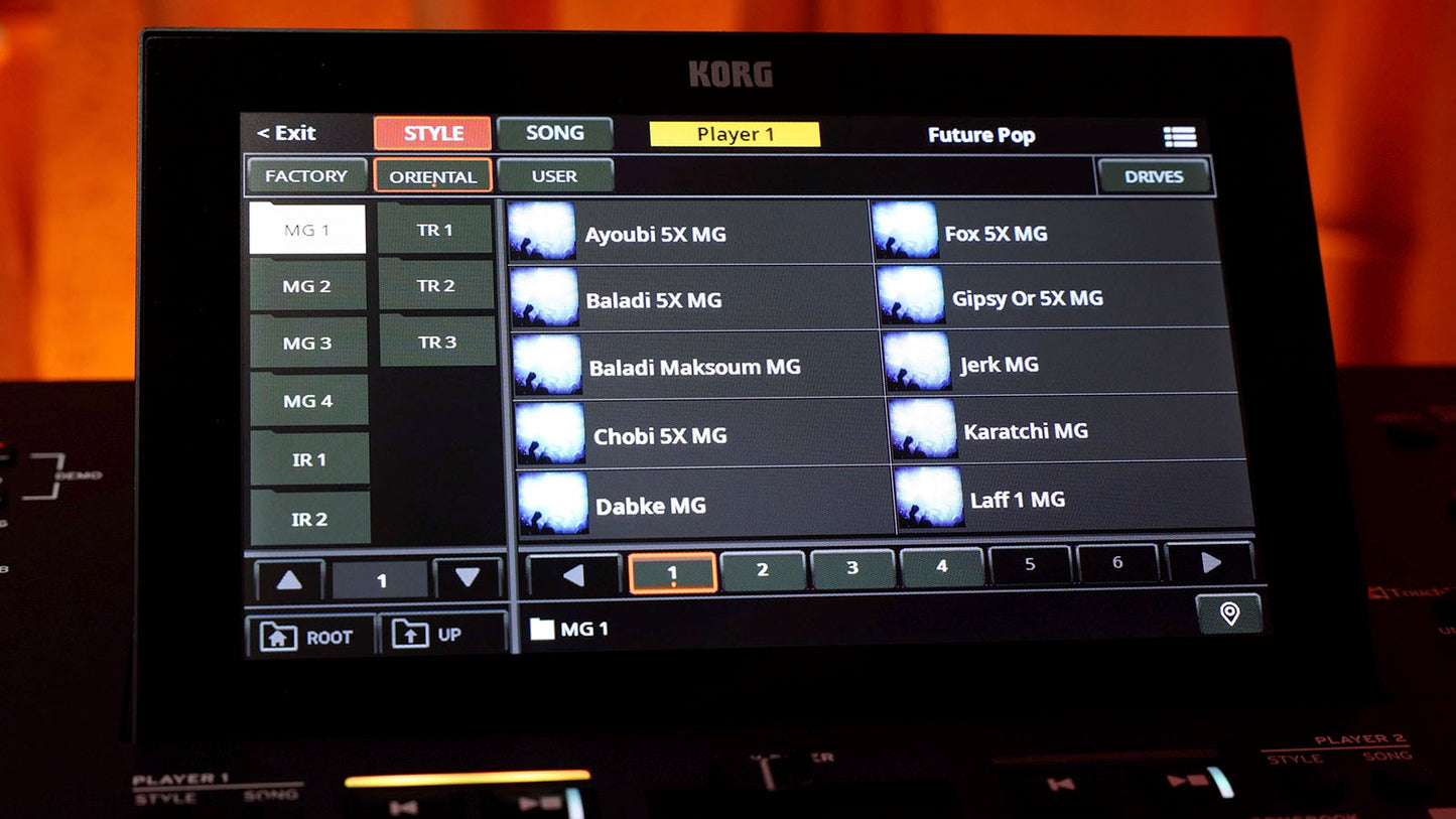 CLAVIER ARRANGEUR 76 notes ORIENTAL KORG PA5X-OR76