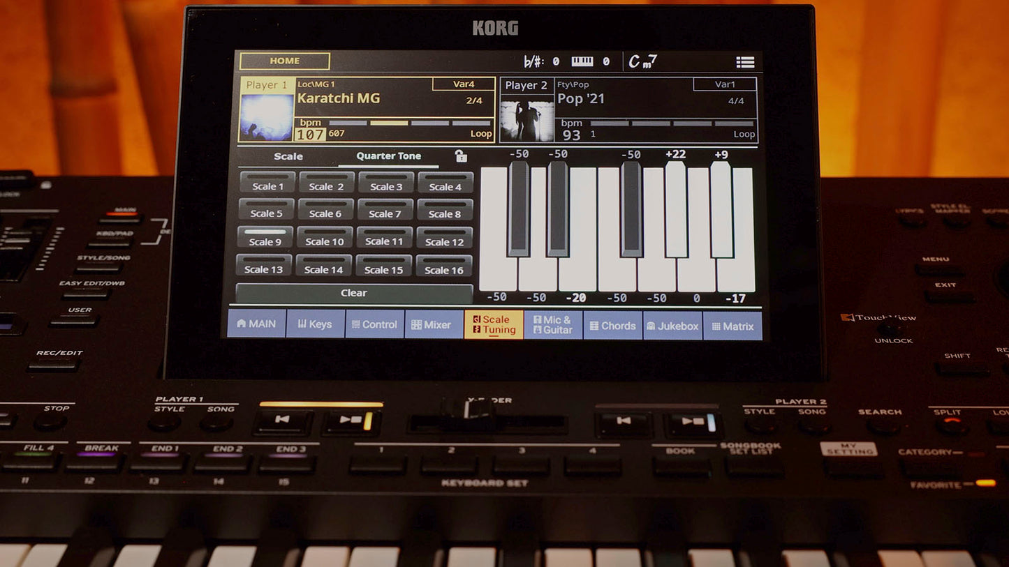 CLAVIER ARRANGEUR 76 notes ORIENTAL KORG PA5X-OR76