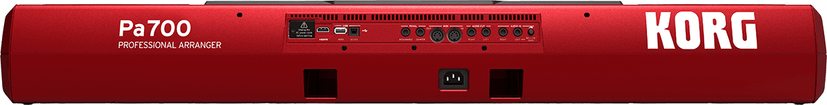 CLAVIER ARRANGEUR 61 NOTES KORG PA700 VERSION ROUGE