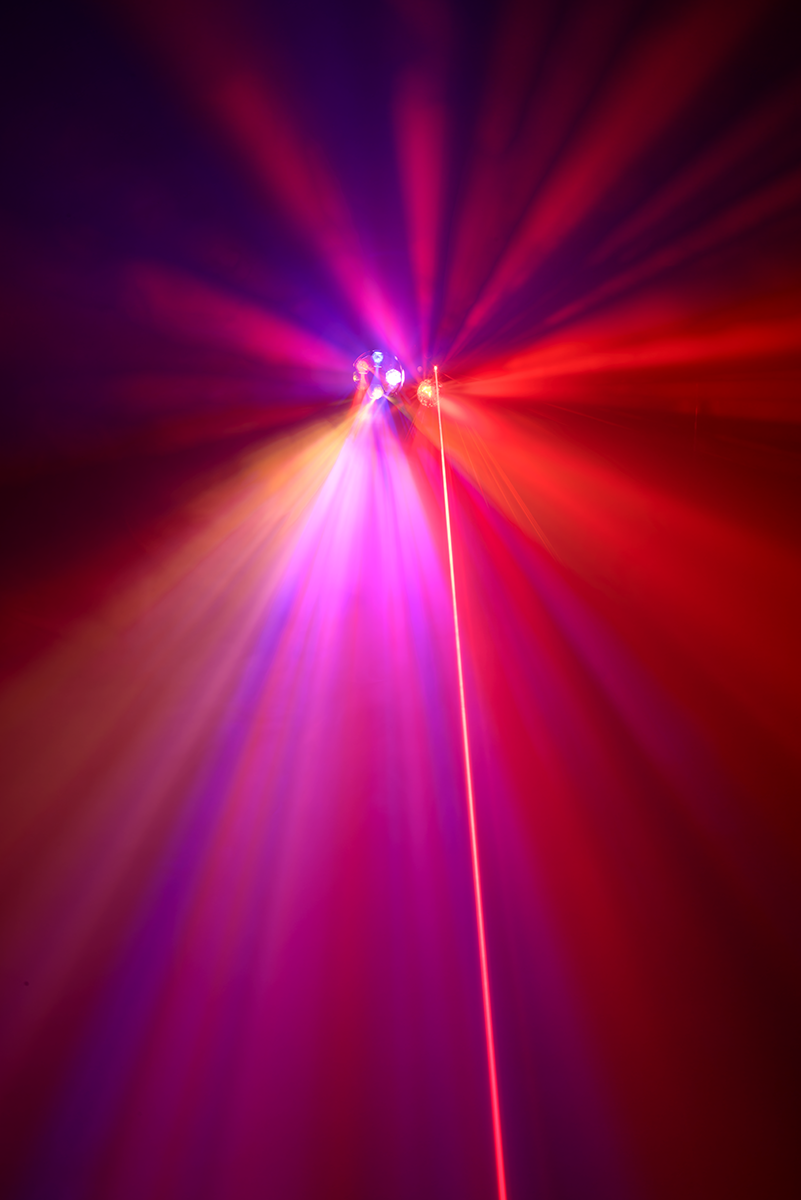 ALGAM LIGHTING FX-4 – Combo 4-en-1 LED (Gobost, Magic Ball, Stroboscope, Laser RG)