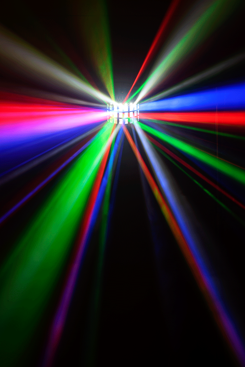 ALGAM LIGHTING Helios II – Effet 2-en-1 Derby + Stroboscope