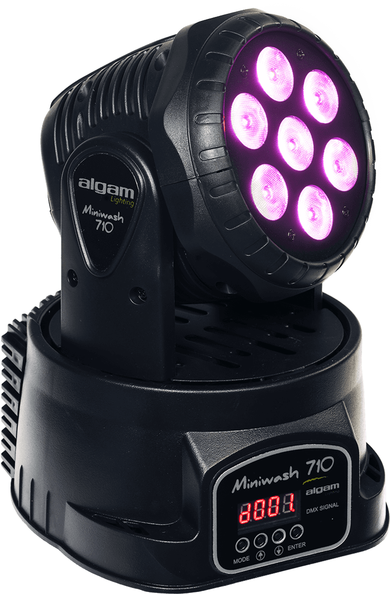 ALGAM LIGHTING MINIWASH710 – Lyre Wash 7 x 10W RGBW