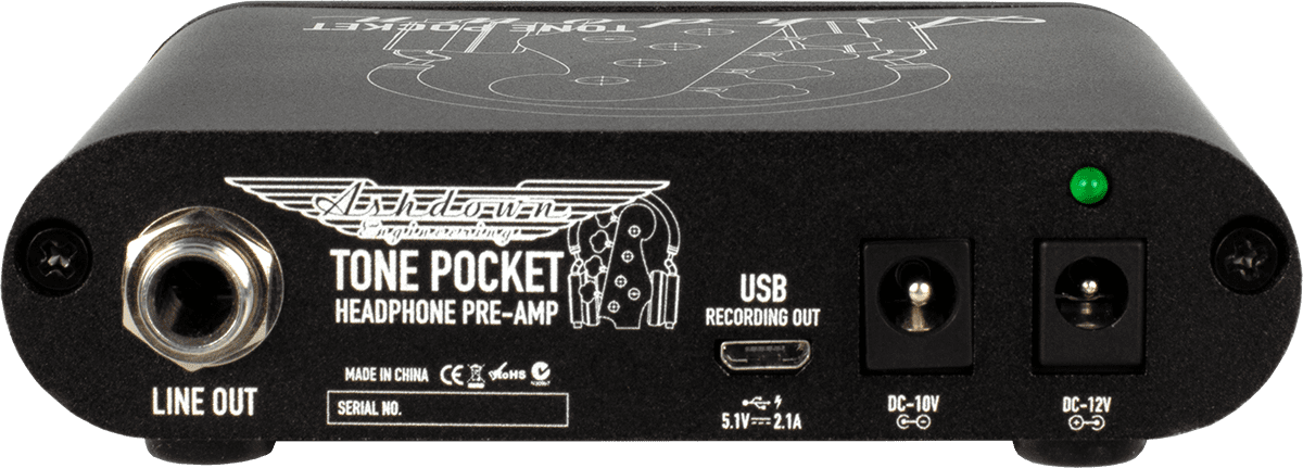 Interface audio préampli basse Ashdown Tone Pocket Noir