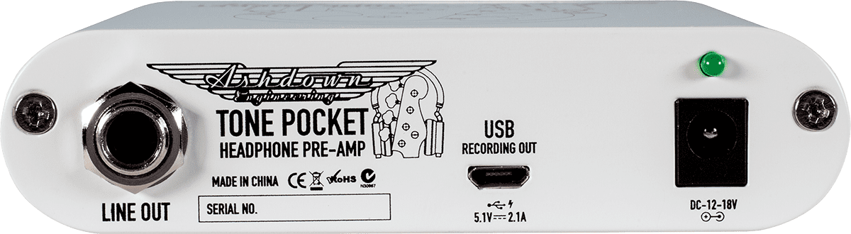 Interface Audio / Préampli Basse Ashdown Tone Pocket Blanc