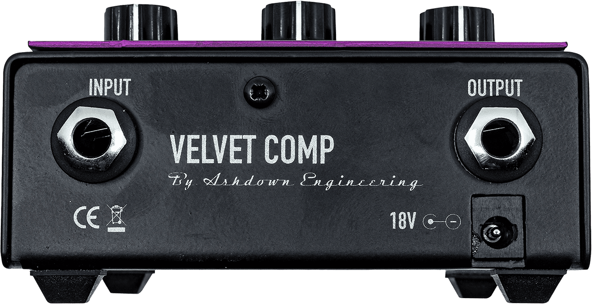 ASHDOWN Velvet Comp UK – Pédale compresseur Made in UK (SOLDES - FIN DE SÉRIE)