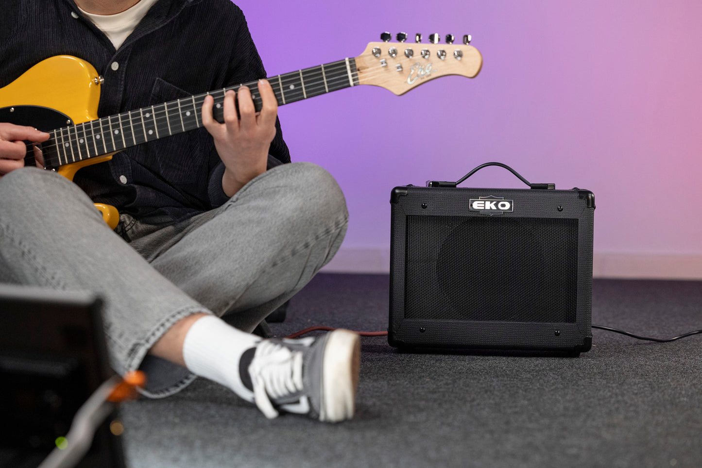 Ampli guitare électrique Eko Black Stealth 15W BS15