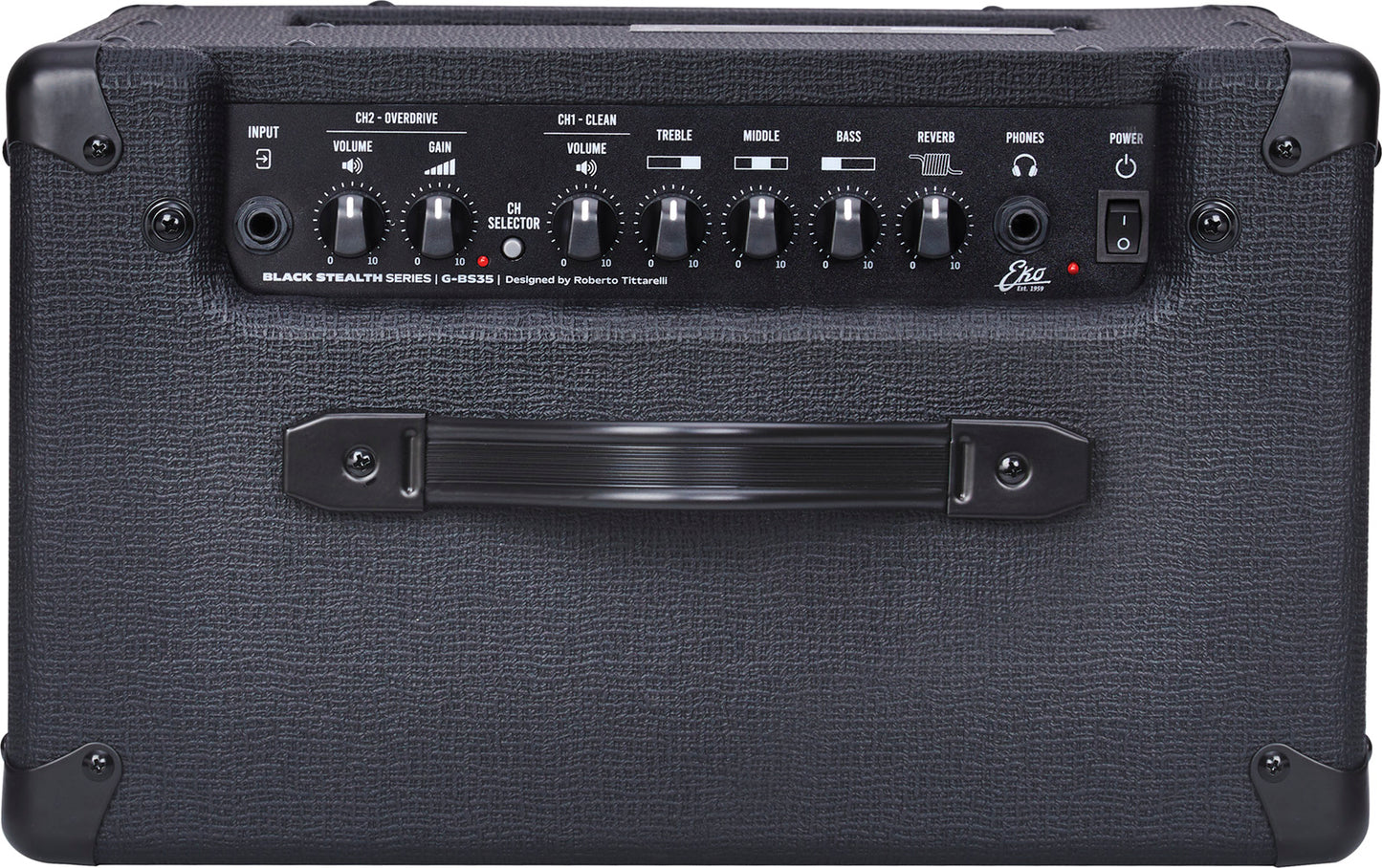 Ampli guitare électrique EKO Black Stealth 35W Reverb BS35