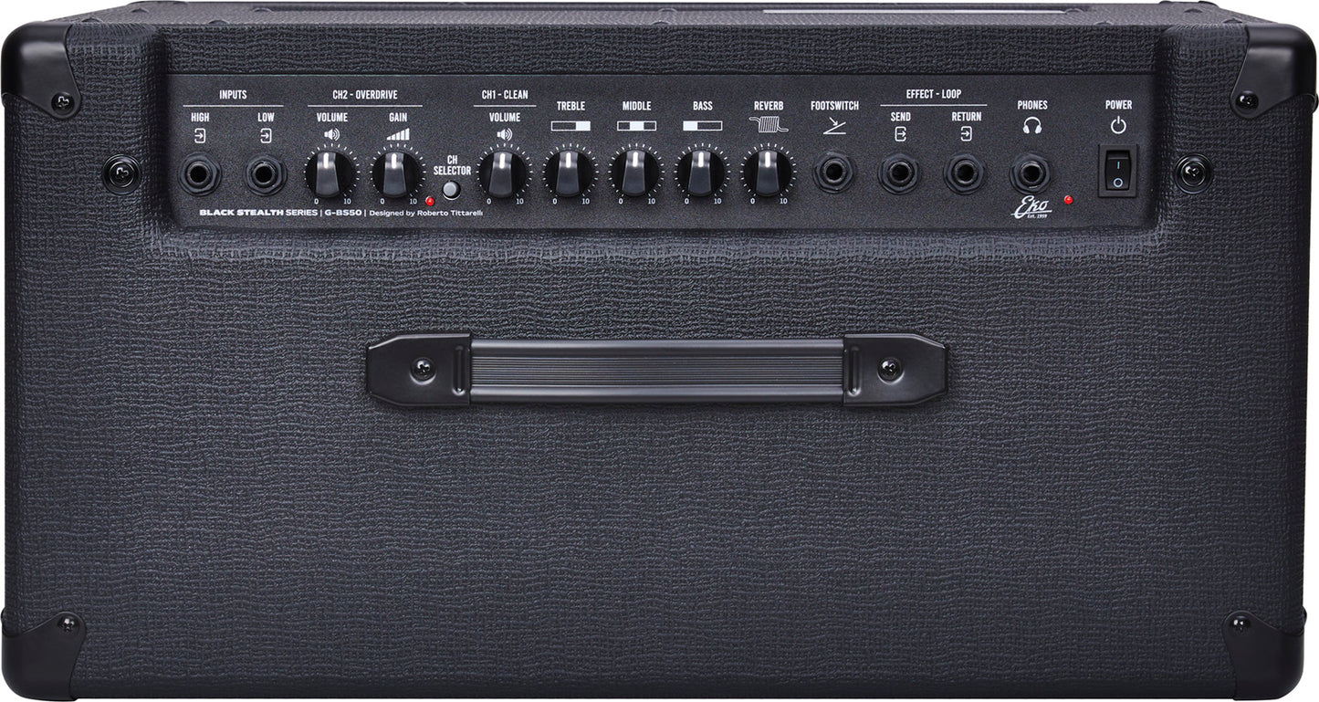 Ampli guitare électrique Eko Black Stealth 50W Reverb BS50