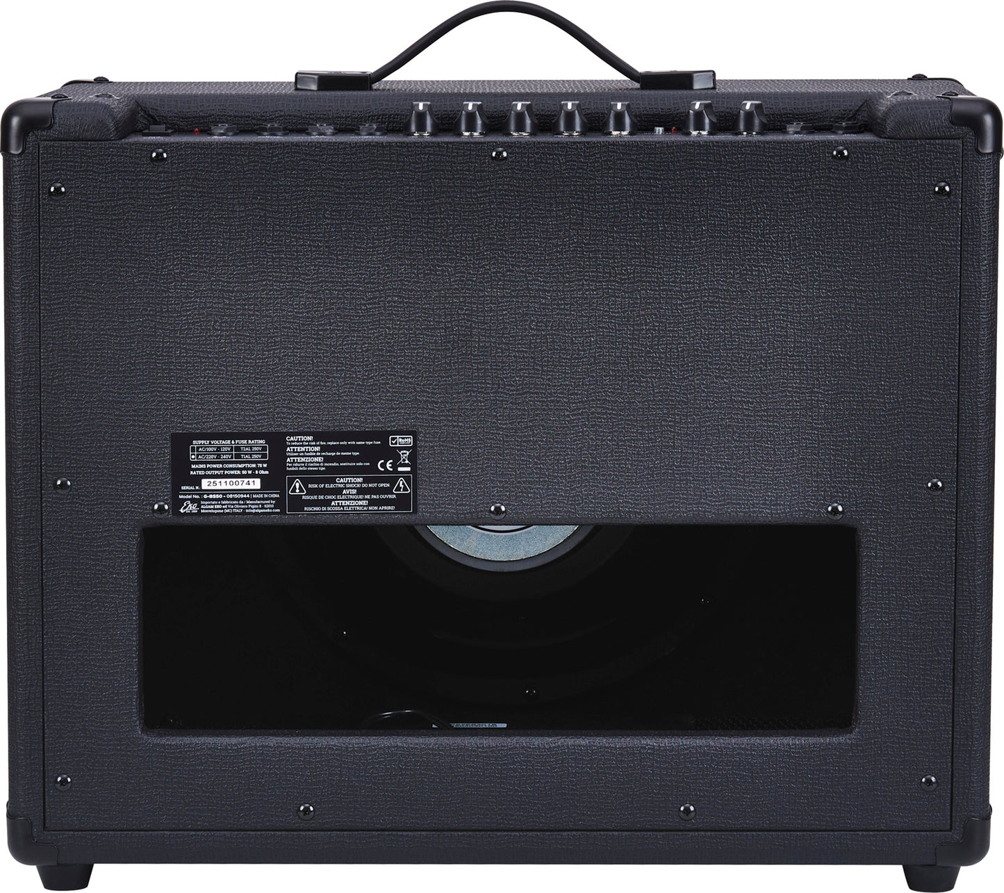Ampli guitare électrique Eko Black Stealth 50W Reverb BS50