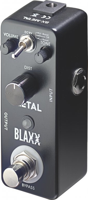 PÉDALE MÉTAL BLAXX POUR GUITARE ÉLECTRIQUE – 3 MODES