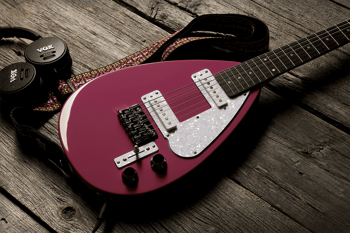 Mini guitare électrique VOX Mark III Mini Loud Red