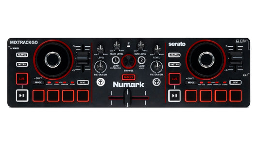 Contrôleur DJ 2 Voies Portable USB-C – Numark Mixtrack GO