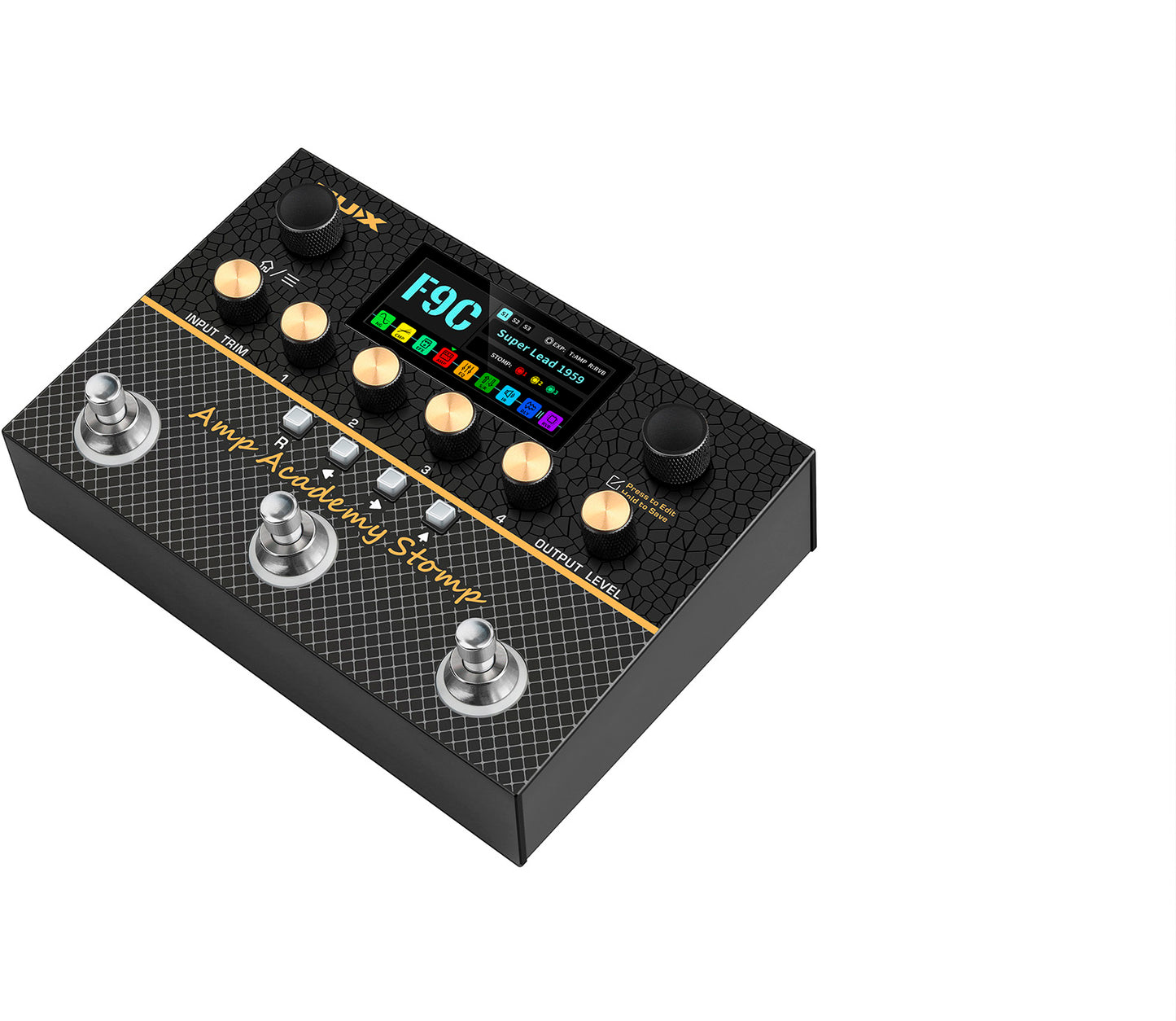 PEDALE Simulateur d'ampli de puissance et d'IR STEREO NUX AMPACADEMY-STOMP