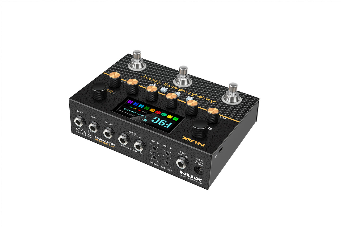 PEDALE Simulateur d'ampli de puissance et d'IR STEREO NUX AMPACADEMY-STOMP