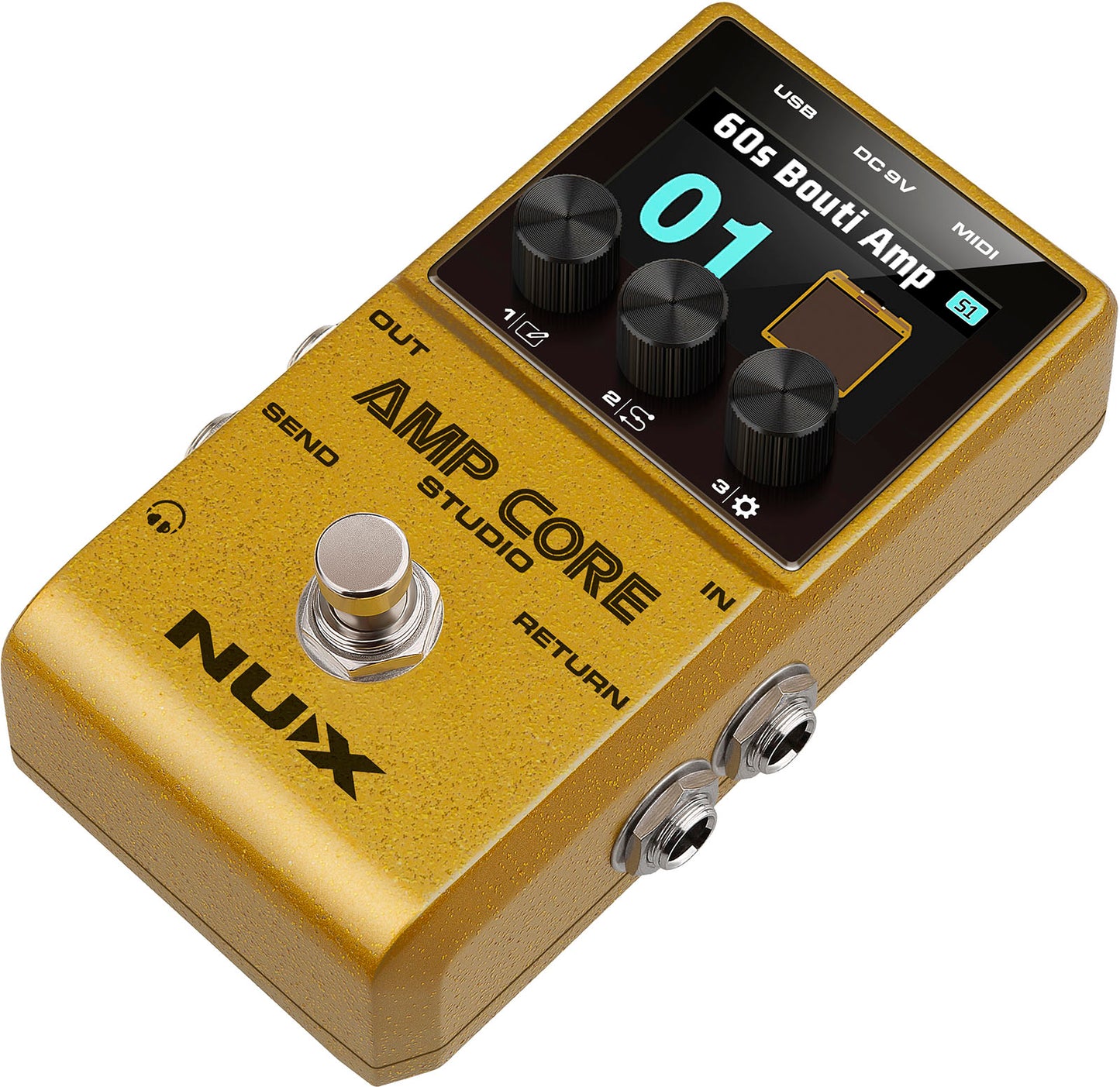 PEDALE SIMULATEUR D'AMPLI DE PUISSANCE ET D'IR NUX AMPCORE-STUDIO