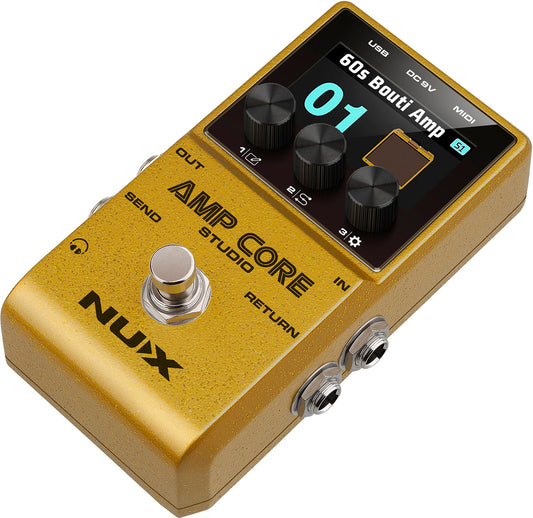 PEDALE SIMULATEUR D'AMPLI DE PUISSANCE ET D'IR NUX AMPCORE-STUDIO