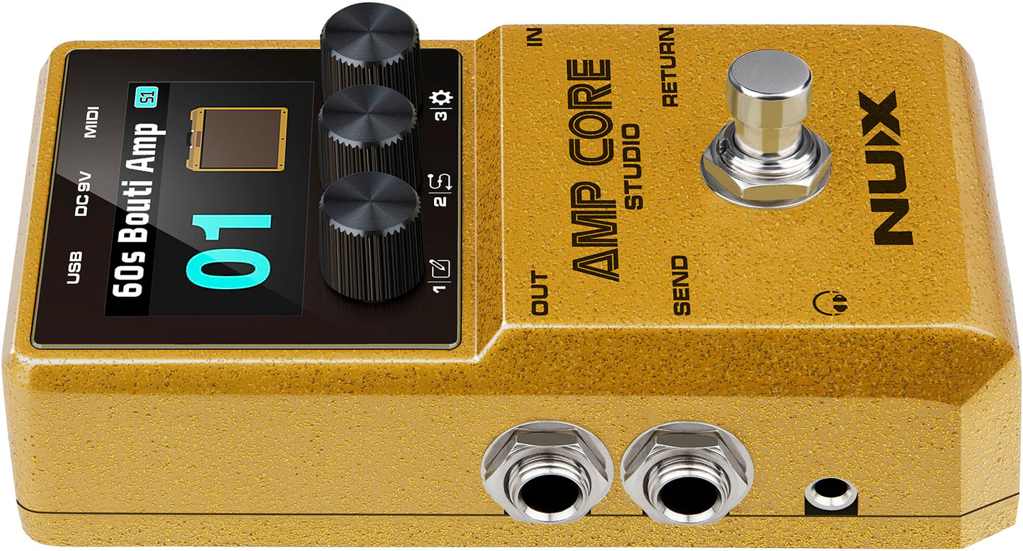 PEDALE SIMULATEUR D'AMPLI DE PUISSANCE ET D'IR NUX AMPCORE-STUDIO