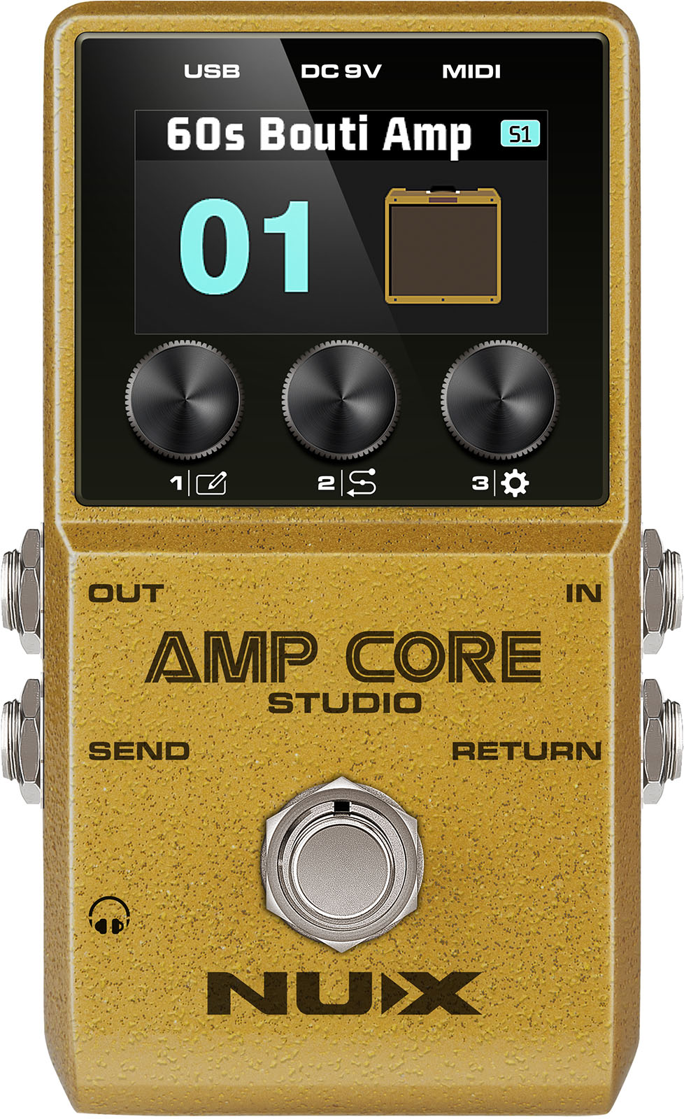 PEDALE SIMULATEUR D'AMPLI DE PUISSANCE ET D'IR NUX AMPCORE-STUDIO