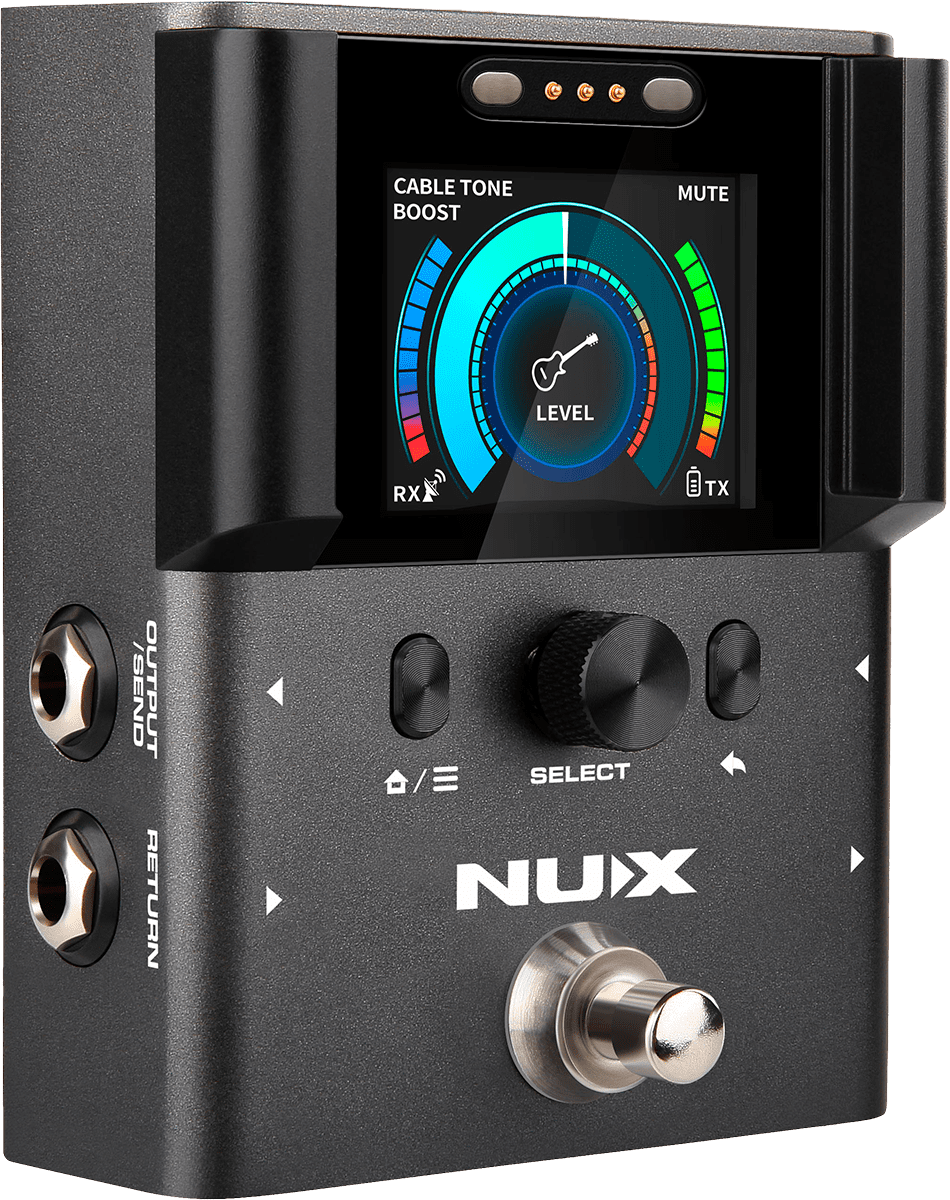 Système sans-fil complet guitare pedalboard 2,4 GHz NUX B8