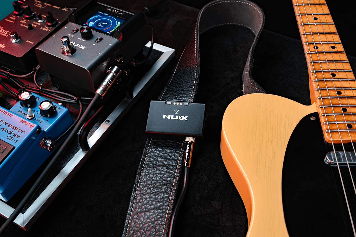 Système sans-fil complet guitare pedalboard 2,4 GHz NUX B8