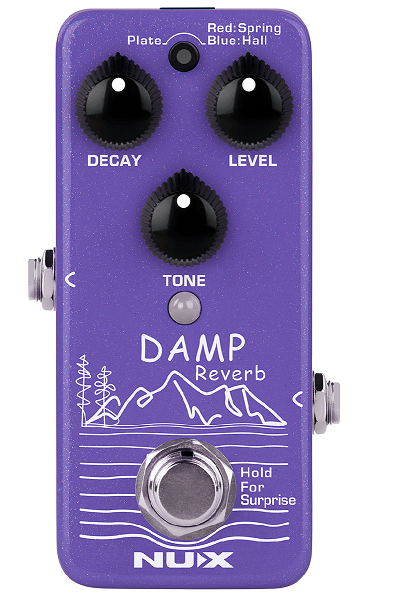 PEDALE REVERB NUMERIQUE 3 MODES SHIMMER/FREEZE NUX DAMP-REVERB