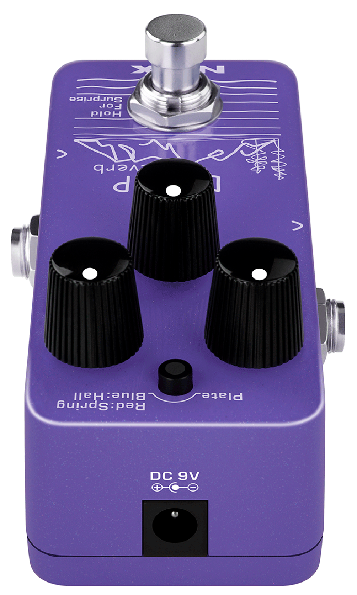PEDALE REVERB NUMERIQUE 3 MODES SHIMMER/FREEZE NUX DAMP-REVERB