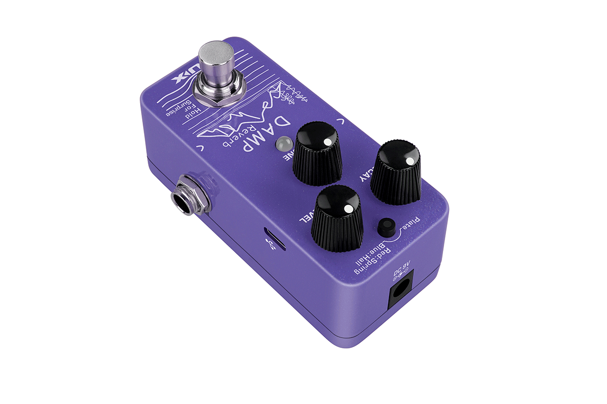 PEDALE REVERB NUMERIQUE 3 MODES SHIMMER/FREEZE NUX DAMP-REVERB