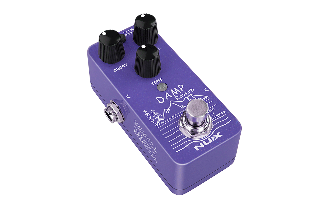 PEDALE REVERB NUMERIQUE 3 MODES SHIMMER/FREEZE NUX DAMP-REVERB