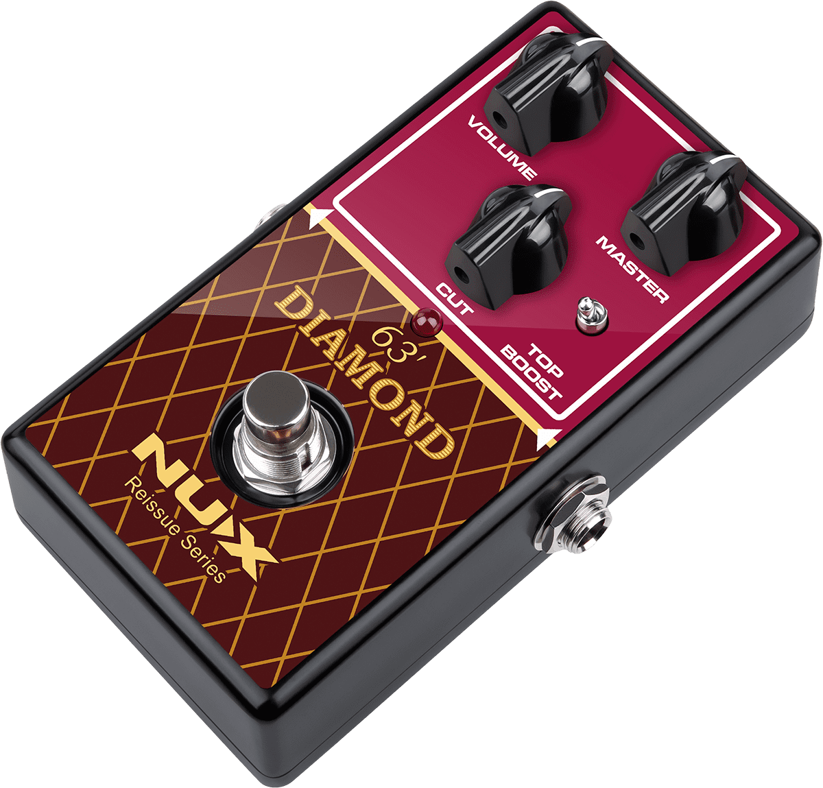 PEDALE OVERDRIVE ANALOGIQUE type British AC-30 NUX DIAMOND-63OD