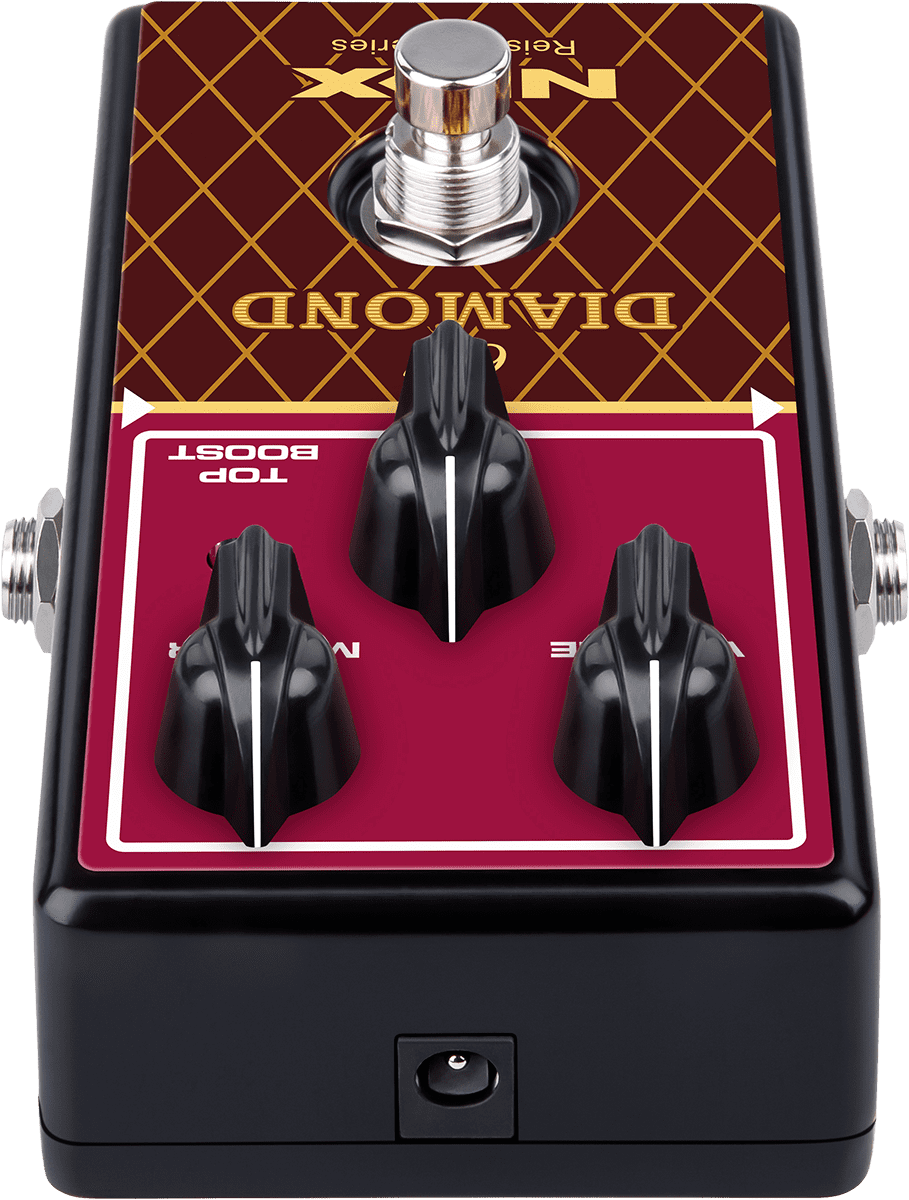PEDALE OVERDRIVE ANALOGIQUE type British AC-30 NUX DIAMOND-63OD