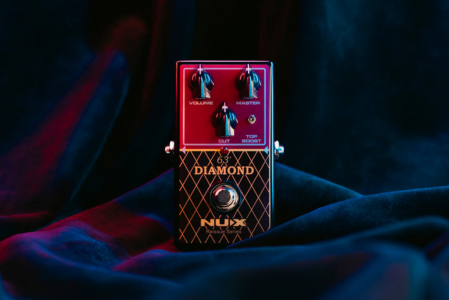PEDALE OVERDRIVE ANALOGIQUE type British AC-30 NUX DIAMOND-63OD