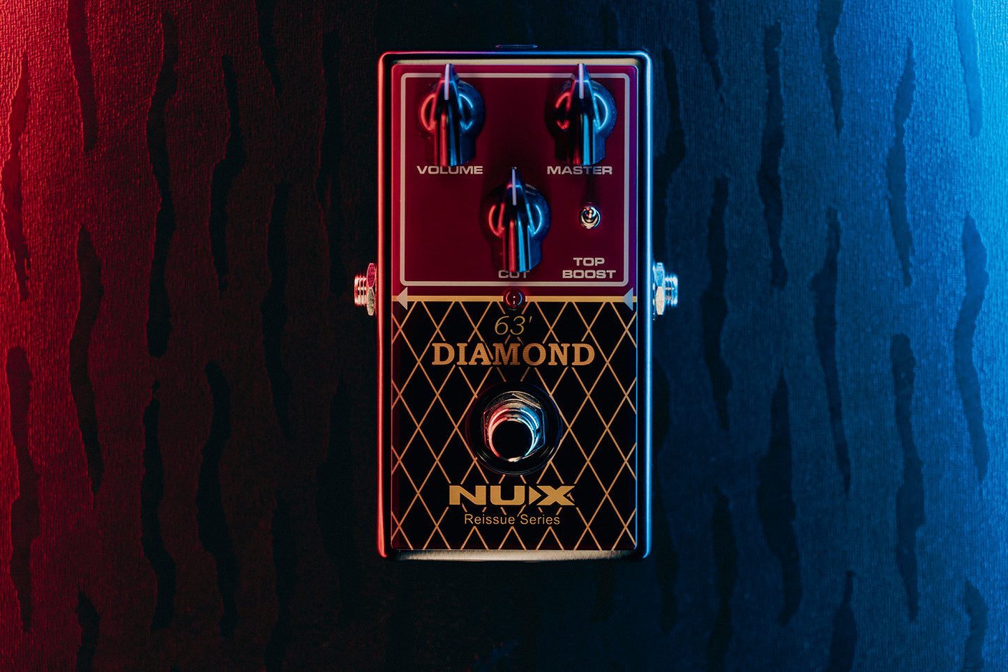 PEDALE OVERDRIVE ANALOGIQUE type British AC-30 NUX DIAMOND-63OD
