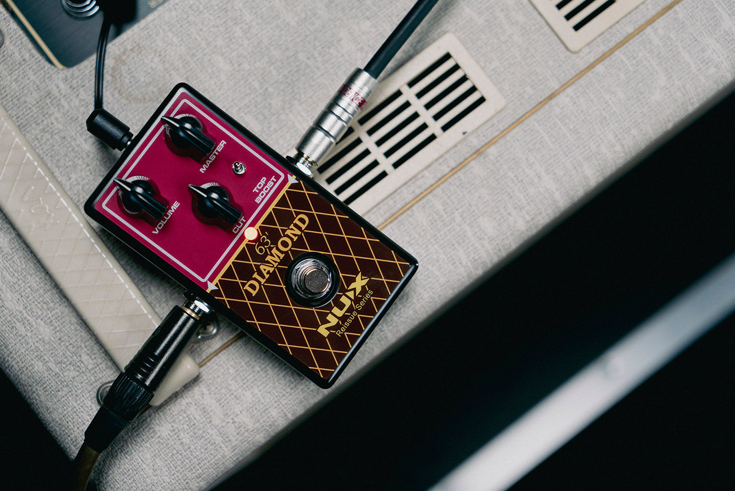 PEDALE OVERDRIVE ANALOGIQUE type British AC-30 NUX DIAMOND-63OD