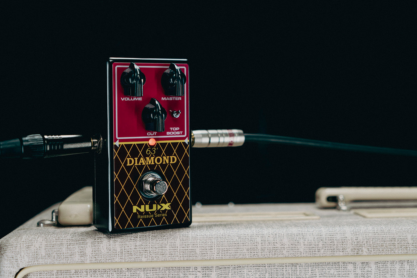 PEDALE OVERDRIVE ANALOGIQUE type British AC-30 NUX DIAMOND-63OD