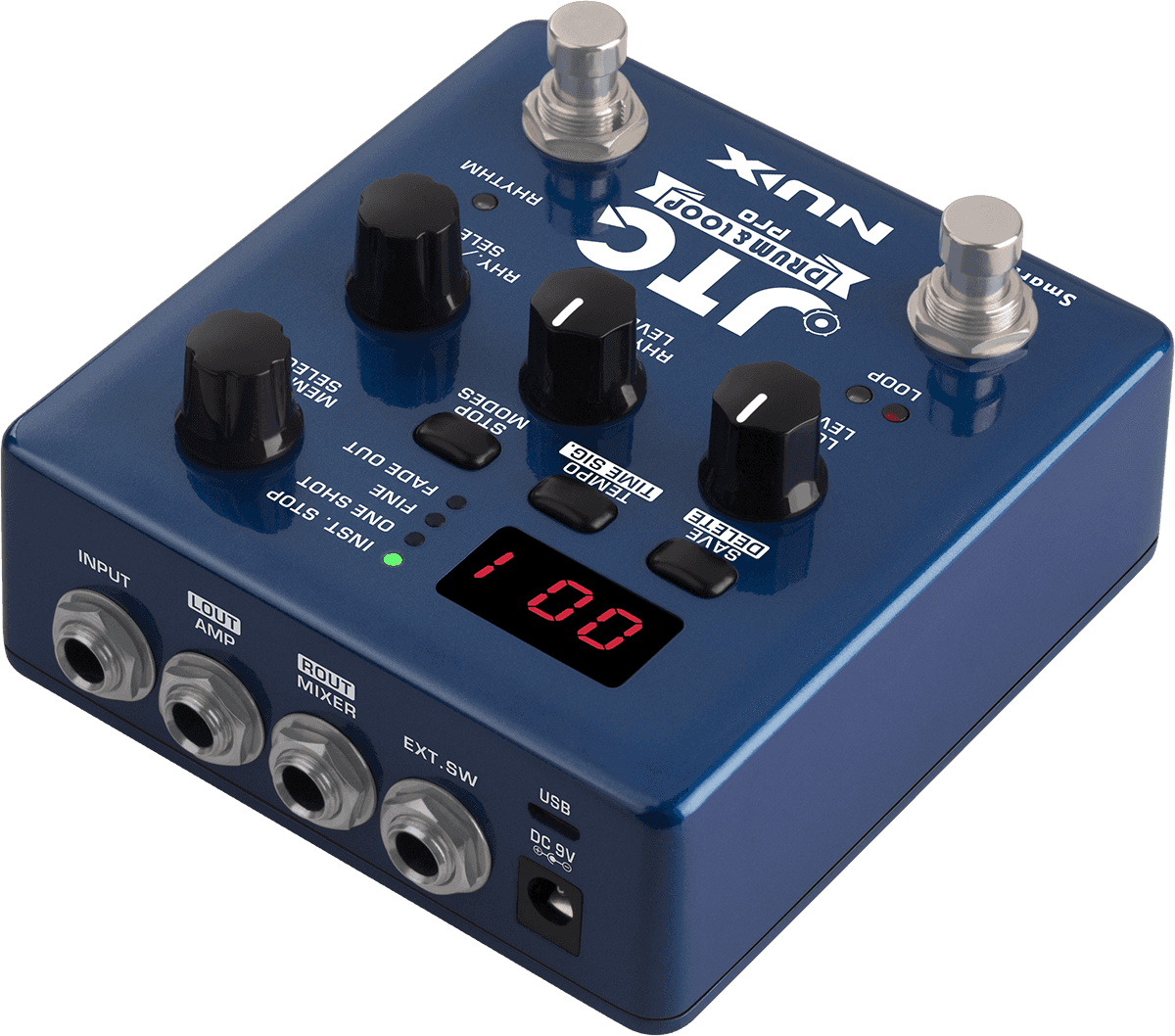 PEDALE LOOPER ET BOITE A RYTHMES  NUX DRUM & LOOP