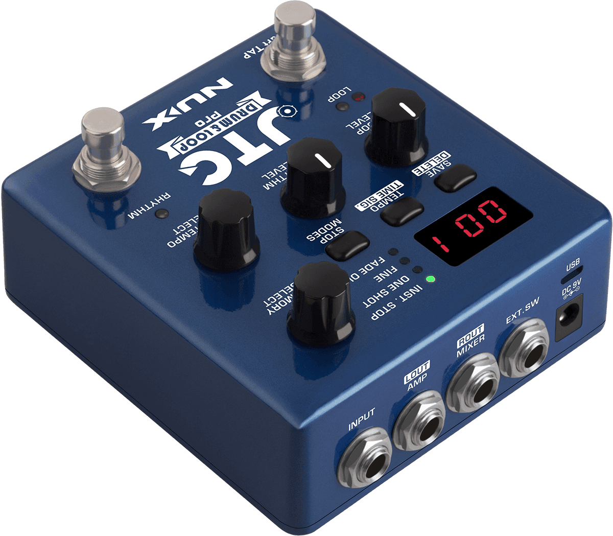 PEDALE LOOPER ET BOITE A RYTHMES  NUX DRUM & LOOP