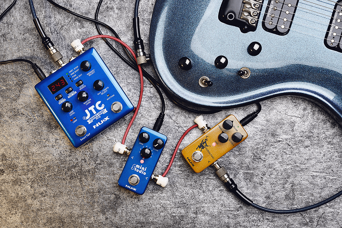 PEDALE LOOPER ET BOITE A RYTHMES  NUX DRUM & LOOP