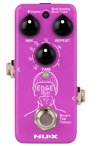 PEDALE DE DELAY NUMERIQUE 3 MODES - TAPE TEMPO NUX EDGE-DELAY